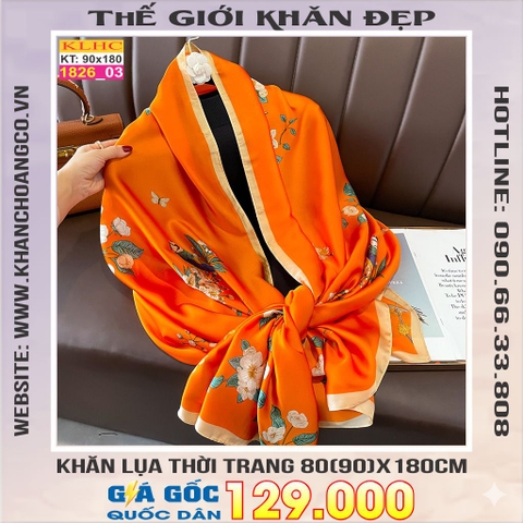 Khăn Choàng Cổ Lụa Thời Trang Thế Giới Khăn Đẹp KLHC 1052_3