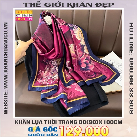 Khăn Choàng Cổ Lụa Thời Trang Thế Giới Khăn Đẹp KLHC 1115_1