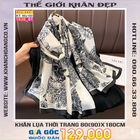 Khăn Choàng Cổ Lụa Thời Trang Thế Giới Khăn Đẹp KLHC 1071_1