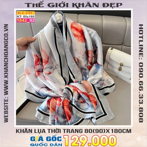 Khăn Choàng Cổ Lụa Thời Trang Thế Giới Khăn Đẹp KLHC 1006_2