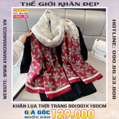 Khăn Choàng Cổ Lụa Thời Trang Thế Giới Khăn Đẹp KLHC 1016_2