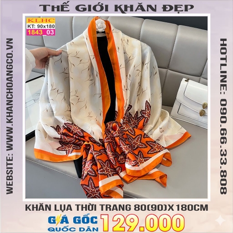 Khăn Choàng Cổ Lụa Thời Trang Thế Giới Khăn Đẹp KLHC 1016_3