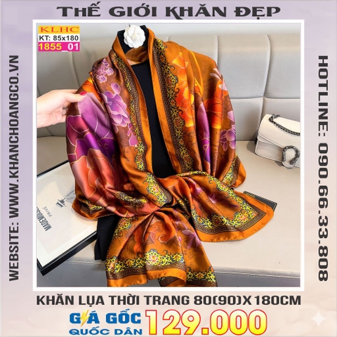 Khăn Choàng Cổ Lụa Thời Trang Thế Giới Khăn Đẹp KLHC 1109_1