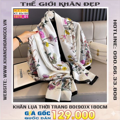 Khăn Choàng Cổ Lụa Thời Trang Thế Giới Khăn Đẹp KLHC 1057_1