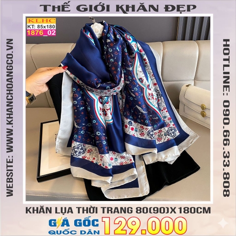 Khăn Choàng Cổ Lụa Thời Trang Thế Giới Khăn Đẹp KLHC 1017_2