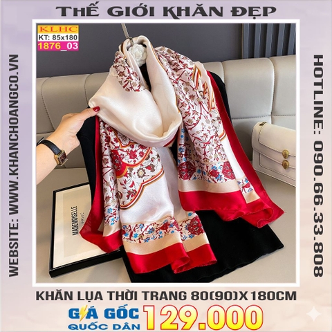 Khăn Choàng Cổ Lụa Thời Trang Thế Giới Khăn Đẹp KLHC 1017_3