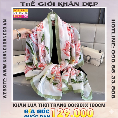 Khăn Choàng Cổ Lụa Thời Trang Thế Giới Khăn Đẹp KLHC 1048_2
