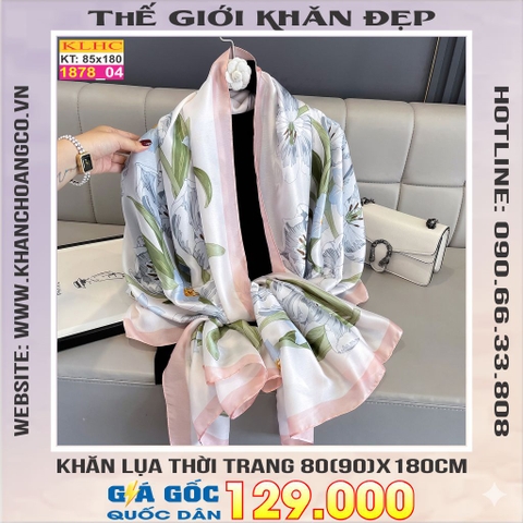 Khăn Choàng Cổ Lụa Thời Trang Thế Giới Khăn Đẹp KLHC 1048_4