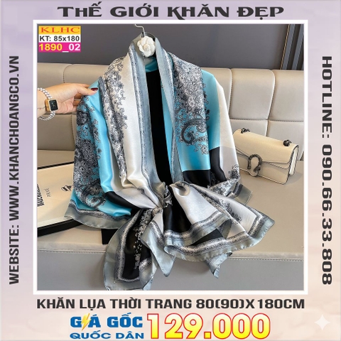 Khăn Choàng Cổ Lụa Thời Trang Thế Giới Khăn Đẹp KLHC 1009_2