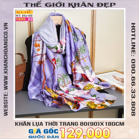 Khăn Choàng Cổ Lụa Thời Trang Thế Giới Khăn Đẹp KLHC 1020_2