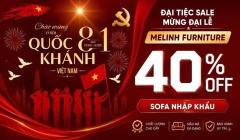 ĐẠI TIỆC SALE MỪNG ĐẠI LỄ – ƯU ĐÃI ĐẾN 40% SOFA NHẬP KHẨU