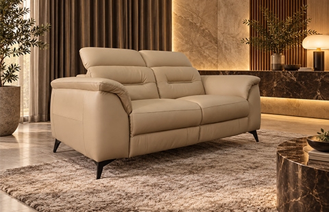 Bộ sofa da thật 8522/N-669 gồm ghế 3 chỗ và 2 chỗ tại MELINH FURNITURE