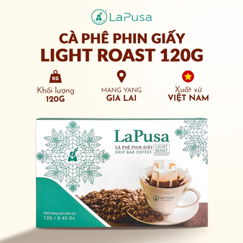 Cà phê phin giấy LIGHT ROAST 120G