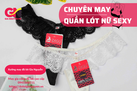 Xưởng chuyên may các mẫu quần lót nữ sexy thời trang TPHCM