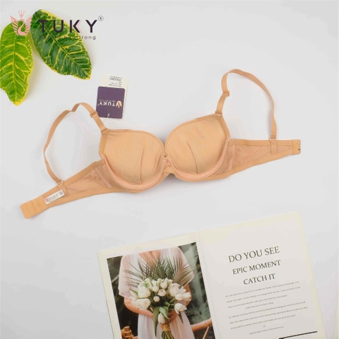 Áo ngực nguyên ngực ren, mút dầy siêu đẩy Tuky 8686