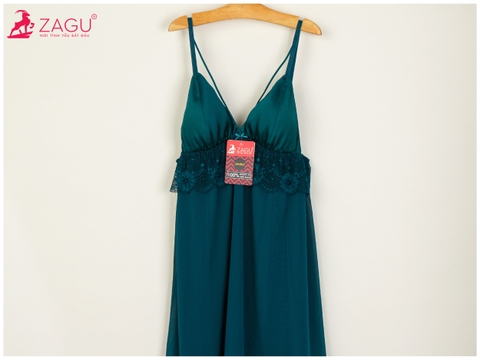 Đầm Ngủ Thun Lưới Phối Ren GN-L400LD