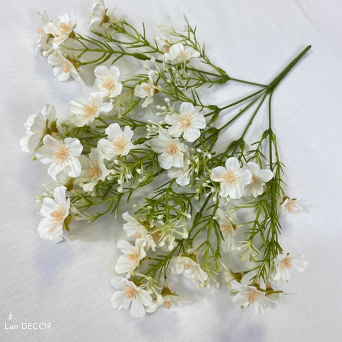 Cành Hoa Giả- Cành Hoa Nhí 5 Nhánh Giả Decor (30cm)- HC1416