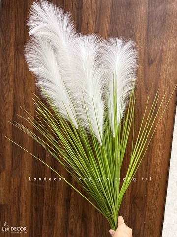 Lau Giả- Cành Bông Lau Giả Decor Độc Đáo (93-98cm)- HC1516