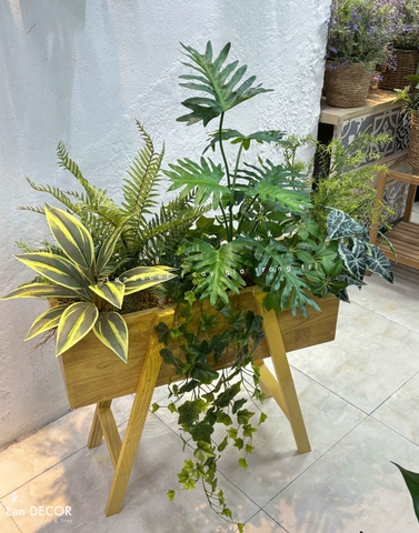 Kệ Cây Giả - Kệ Cây Giả Trang Trí Không Gian Cửa Hiệu, Quán Cafe Độc Đáo (100X50X110cm)- BC275