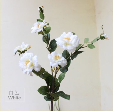 Hoa giả- CÀNH HOA HỒNG LEO TRANG TRÍ LANDECOR - HC637