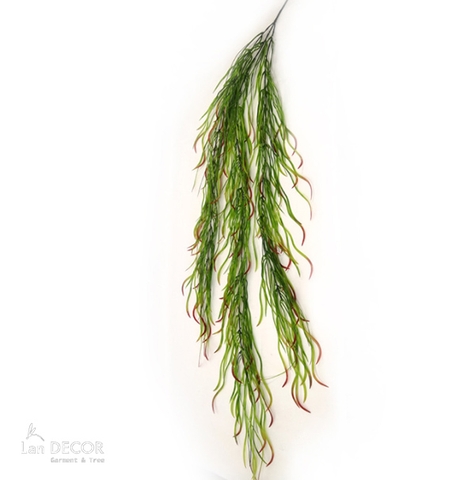 Cành lá lẻ - Cành rủ đuôi phượng trang trí LanDecor (110cm)- HC1049