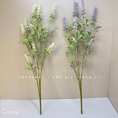 Hoa Giả Decor - Cành Hoa Oải Hương Giả Decor (50cm)- HC1438
