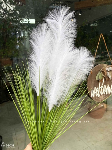Lau Giả- Cành Bông Lau Giả Decor Độc Đáo (93-98cm)- HC1516