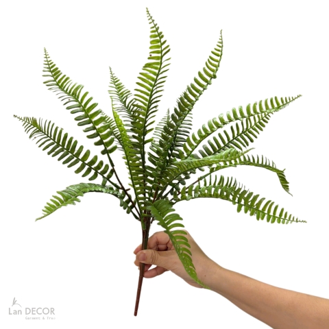 Cành Lá Giả- Cành Dương Xỉ Giả Decor Tiểu Cảnh (46cm)- HC1446