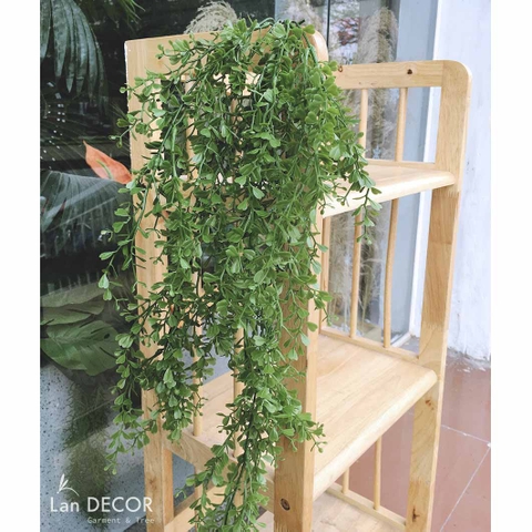 Cành lá giả - Cụm lá tim rủ trang trí LanDecor (80cm) - HC1098