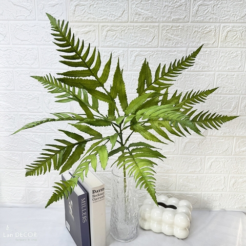 Cành Lá Giả Decor- Cành Dương Xỉ Giả Thiết Kế Tiểu Cảnh  (75cm)- HC1417
