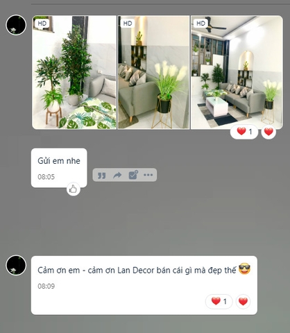 Cây Oliu trang trí phong cách Bắc Âu Lan Decor (90cm) - LC2715