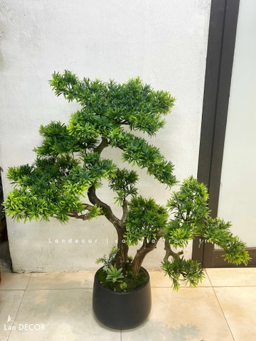 Cây Bonsai Thiết Kế - Cây Tùng Bonsai Giả Thiết Kế Tiểu Cảnh (110cm)- CC1335