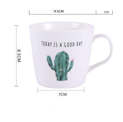 Cốc họa tiết cây lá - CO040