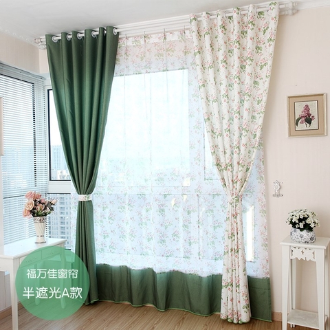 TB291 - Vải Canvas lá hoa đỏ