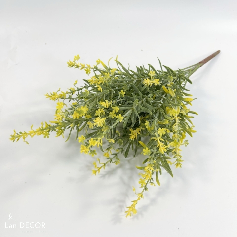 Cành Hoa Giả - Hoa Lavender Giả Trang Trí Giỏ Hoa, Decor Tiểu Cảnh Vintage (40cm)- HC1458