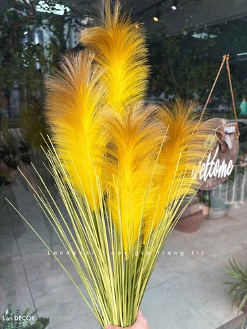 Lau Giả- Cành Bông Lau Giả Decor Độc Đáo (93-98cm)- HC1516