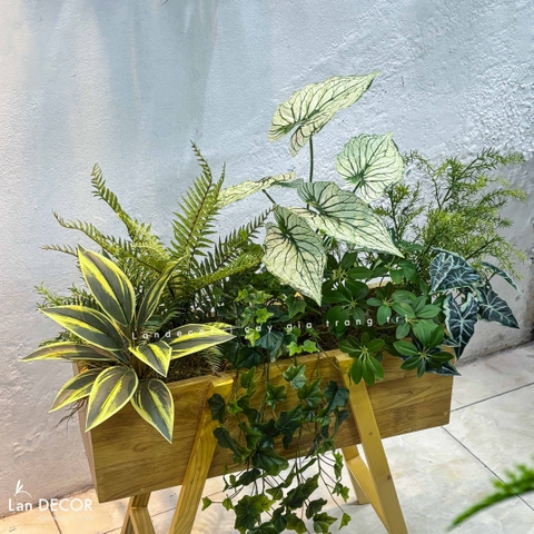 Kệ Cây Giả - Kệ Cây Giả Trang Trí Không Gian Cửa Hiệu, Quán Cafe Độc Đáo (100X50X110cm)- BC275