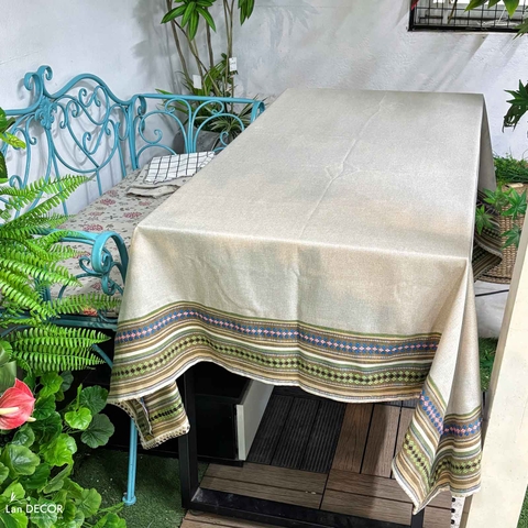 Khăn Thổ Cẩm Trải Bàn Decor Trang Nhã - TB448 (mix vải TB420)
