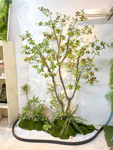 Tiểu Cảnh Cây Giả - Thiết Kế Tiểu Cảnh Cây Cành Cổ Giả Decor Ấn Tượng  (90X200X230cm)- RC148