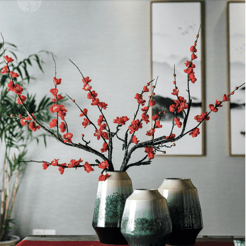 BÌNH HOA ĐÀO TRANG TRÍ - BH1051
