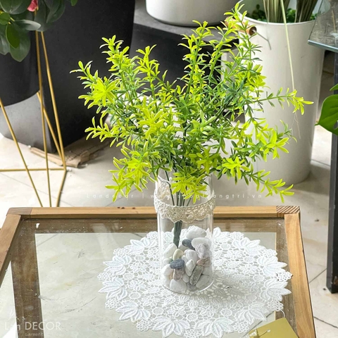 CÀNH LÁ RONG CẮM LỌ THỦY TINH DECOR NHÀ XINH- CC729