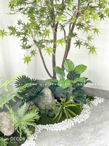 BỒN RÊU CÂY PHONG TRANG TRÍ KHÔNG GIAN XANH ẤN TƯỢNG (150x100x240cm)- RC045