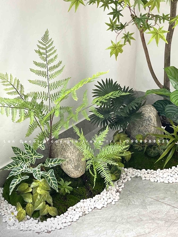 BỒN RÊU CÂY PHONG TRANG TRÍ KHÔNG GIAN XANH ẤN TƯỢNG (150x100x240cm)- RC045