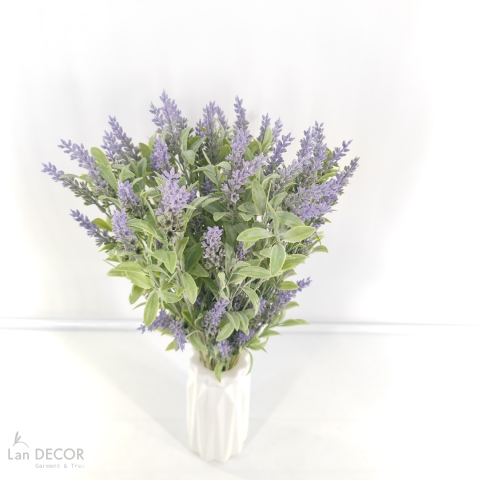 Hoa Giả Decor - Cành Hoa Oải Hương Giả Decor (50cm)- HC1438