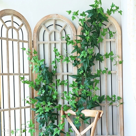 Cành Giả Trang Trí- Dây Thường Xuân Giả Leo Rủ Tự Nhiên (170cm)- HC1322