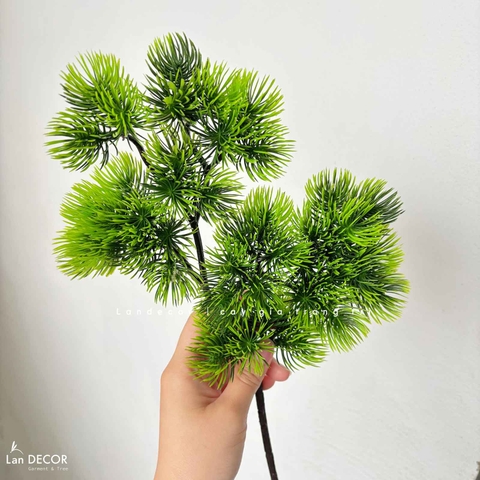 Cành tùng giả trang trí tiểu cảnh, cây bonsai - HC1154