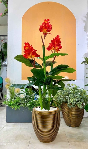 Cây tài lộc hoa trang trí nội thất đẹp 150cm - LC2083