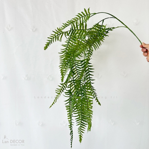 Cành Lá Giả- Cành Dương Xỉ Rủ Thiết Kế Tiểu Cảnh Treo (110cm)- HC1415