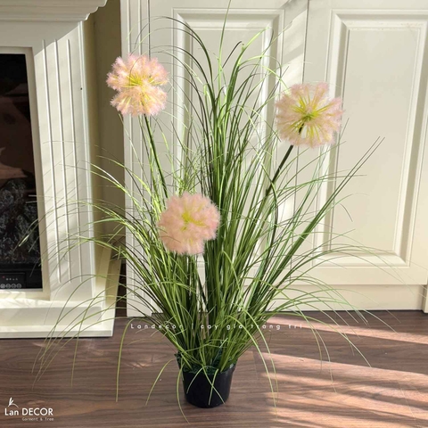Hoa Giả Decor- Bụi Hoa Bồ Công Anh Giả Trang Trí Nhà Cửa, Decor Cửa Tiệm (cao 100cm, tán 65cm)- CC1097