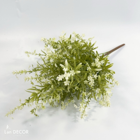 Cành Hoa Giả - Hoa Lavender Giả Trang Trí Giỏ Hoa, Decor Tiểu Cảnh Vintage (40cm)- HC1458